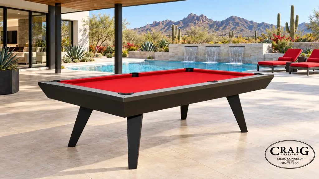 Olhausen Sinata Outdoor Scottsdale Pool Table